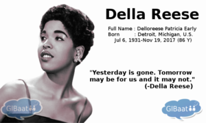 Celebrities who Passed away in 2017 About Della Reese Quote